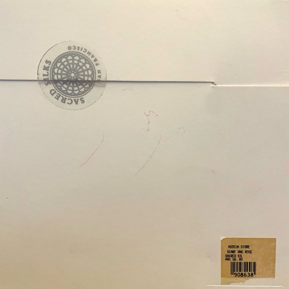 Sacred Silks Creation Rose Window Scarf, 100% Silk, Brand New, Original box - Picture 4 of 6